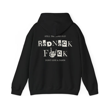Same Old Redneck Hoodie - Back Design - Sunlit Funlit | Graphic Tees for Country Concert Addicts